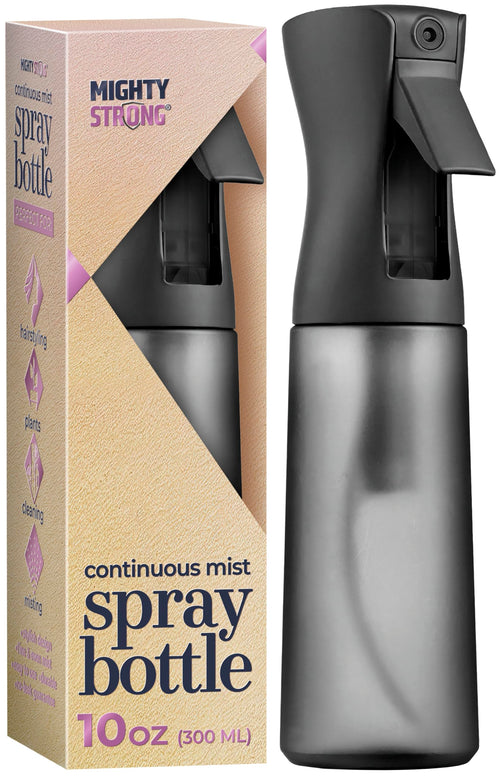 10 OZ Continuous Spray Bottles - Ultra Fine Mist Sprayer | Water Spray Bottle For Hair Stuff, Mister Spray Bottle For Plants Mister | Hair Spray Bottles For Hairstyling, Cleaning, Salons