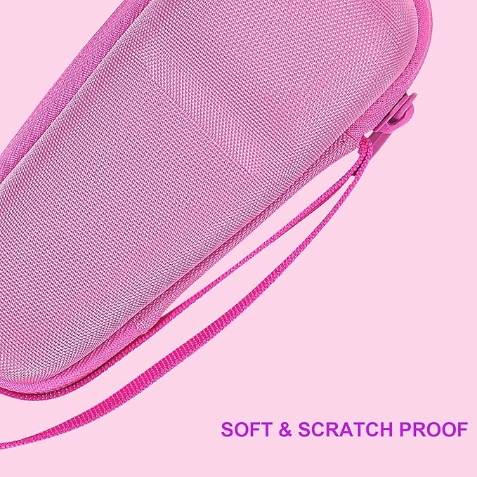co2CREA Hard Carrying Case Compatible with NågraCoola CLIE 2 1 Sonic Facial Cleansing Brush (Pink)