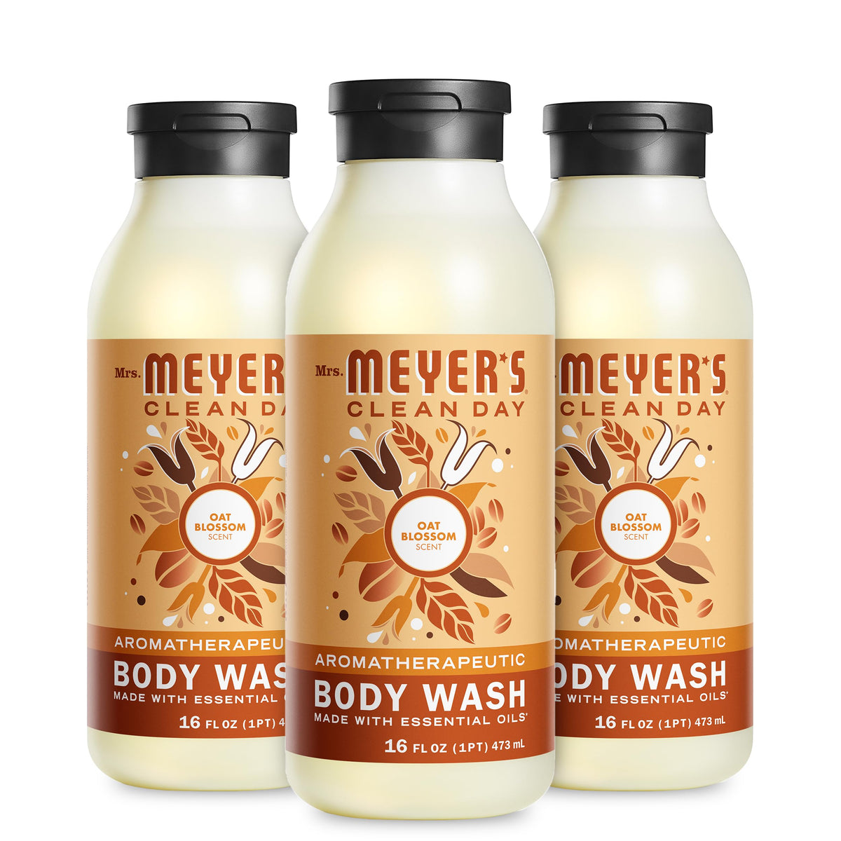 MRS. MEYER'S CLEAN DAY Moisturizing Body Wash, Lavender, 16 fl oz
