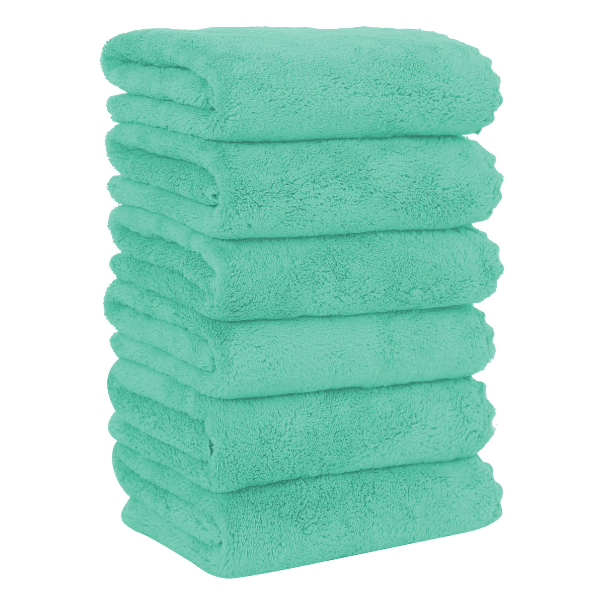 MOONQUEEN 18 Pack Premium Hand Towels - Quick Drying - Microfiber Coral Velvet Highly Absorbent Towels - Multipurpose Use as Hotel, Bathroom, Shower, Spa, Hand Towel 16 x 28 inches (Multicolor)