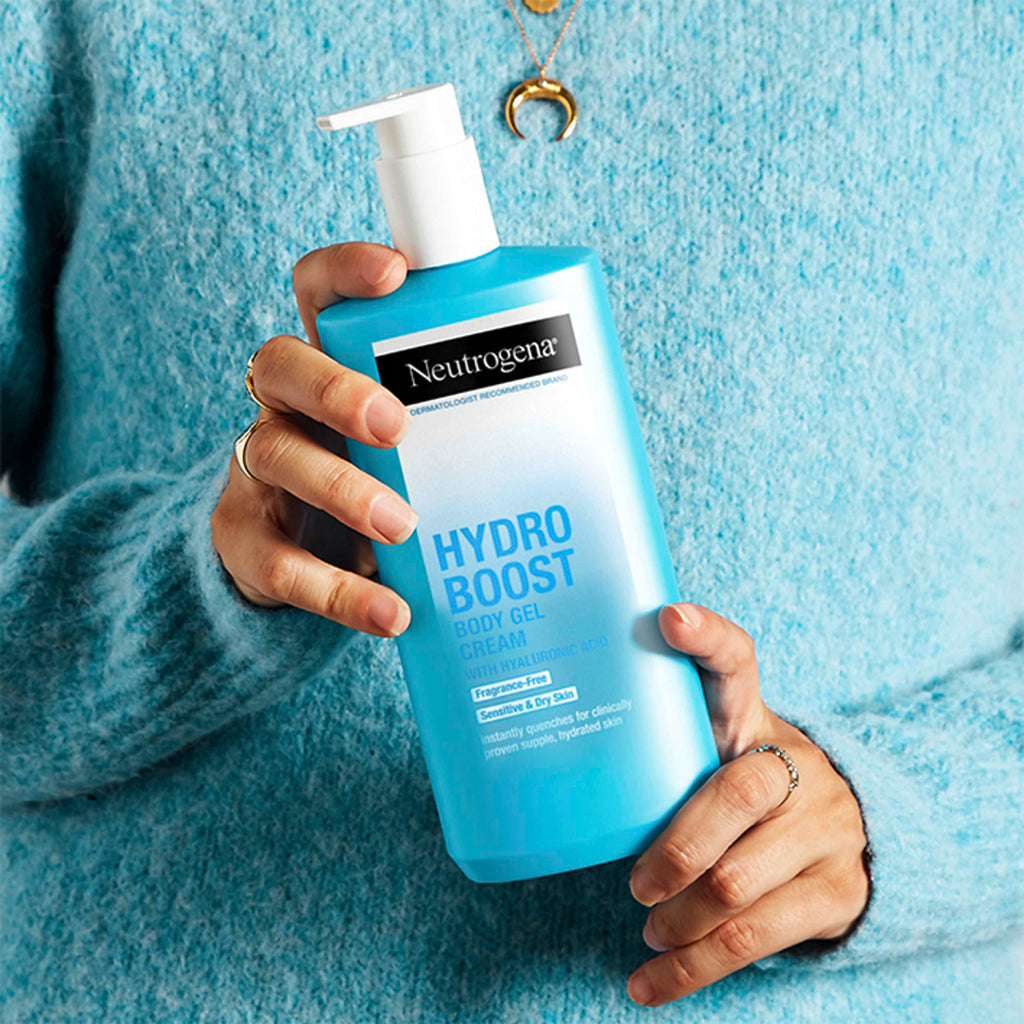 Neutrogena Hydro Boost Body Gel Cream, Fragrance Free, 2 x 16 oz