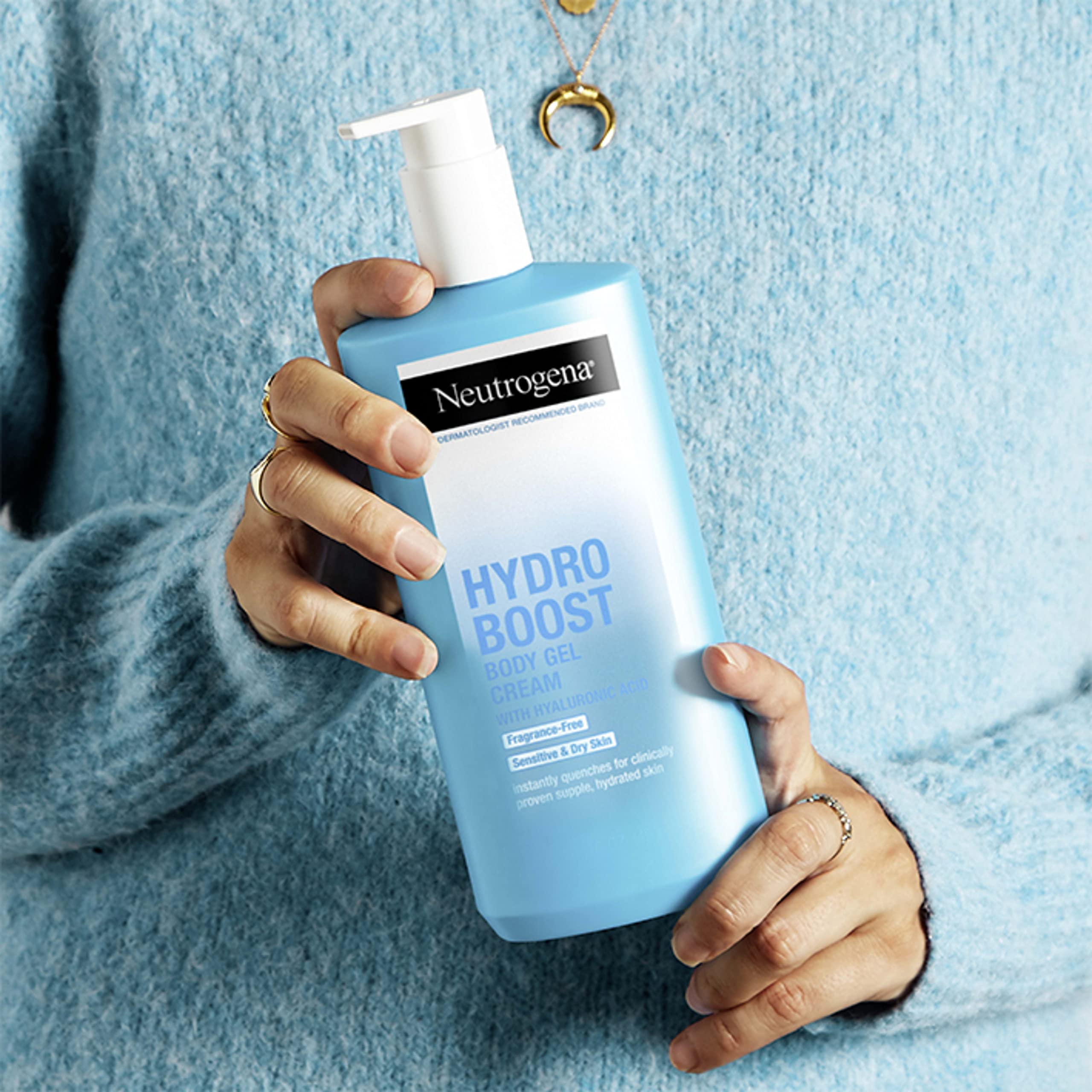 Neutrogena Hydro Boost Body Gel Cream, Fragrance Free, 2 x 16 oz