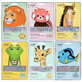 Epielle Character Face Mask Wild Kingdom 6 Pack, Fun & Effective Korean Skin Care, Spa Party Favors, Birthday Gifts for Women, Self Care Gifts