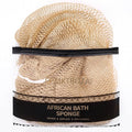 African Net Sponge Authentic, Loofah Exfoliating Body Scrubber Bath Sponge, African Exfoliating Net Sponge Back Scrubber Washcloth for Shower, Body Care Bathing Accessories (Beige)