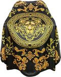 CapeshionPro Barber Capes Hair Cutting Capes Salon Stylist Capes with Snaps Waterproof Professional Large Barber Hairdresser Gown Cape- 63”× 56”(Gold)