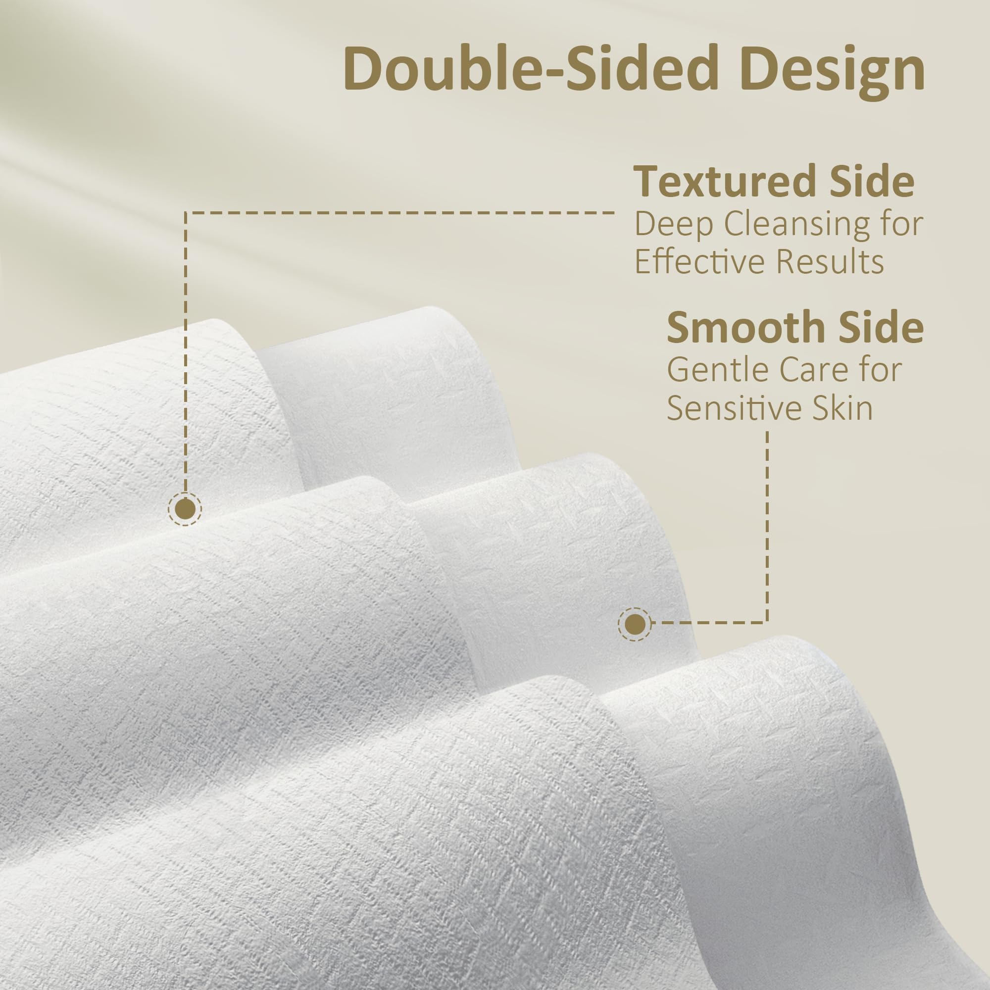 Ourmed Life Disposable Face Towels XL, Ultra Soft & Absorbent, 50 Count