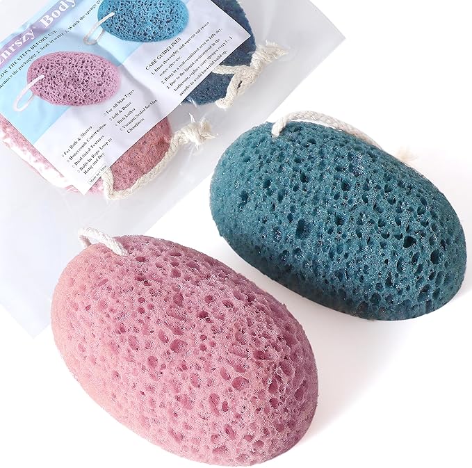 Shower Sponge for Body, Soft Sponge Bath Puffs for Washing