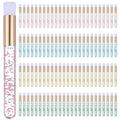 100 Pieces Lash Brushes for Cleaning, Lash Shampoo Brushes Eyelash Extension Cleansing Blackhead Removing Brush Nose Pore Deep Cleaning Facial Cleansing Brush (4 Colors, 3.8Inch)