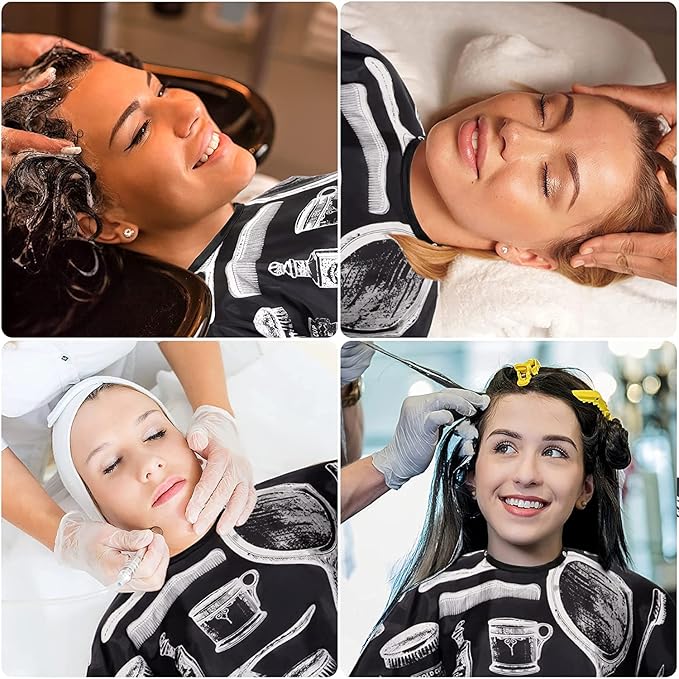 Barber Cape for Men - Waterproof Hair Cutting Capes for Adults and Stylists