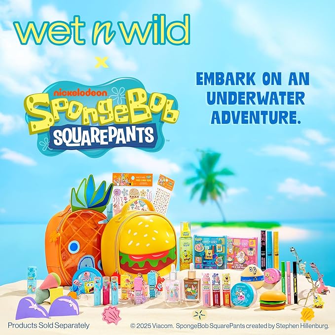 wet n wild Eyelash Curler & Charm, Gentle Silicone Cushion Pad, Curls & Lifts Lashes – Spongebob