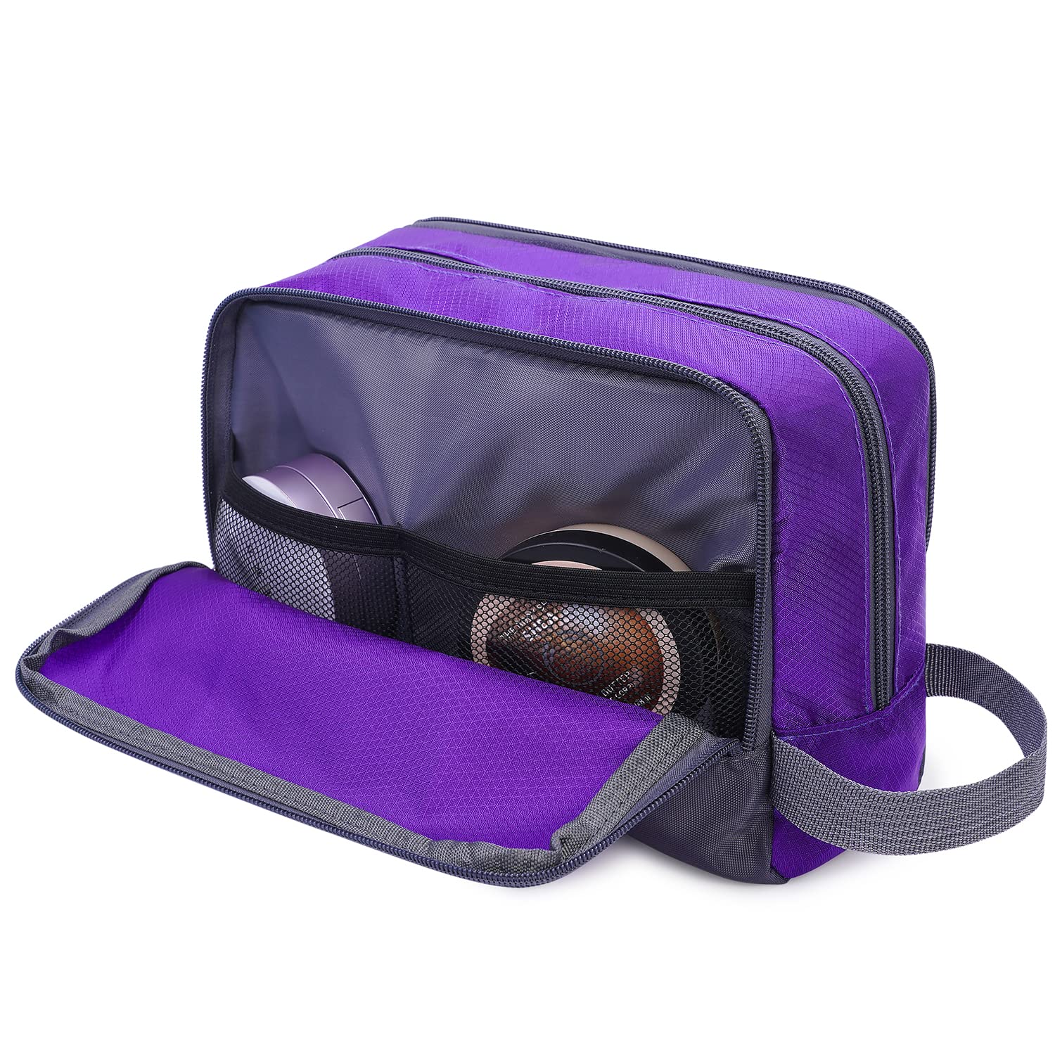 WANDF Travel Toiletry Bag for Men, Small Dopp Kit for Toiletries