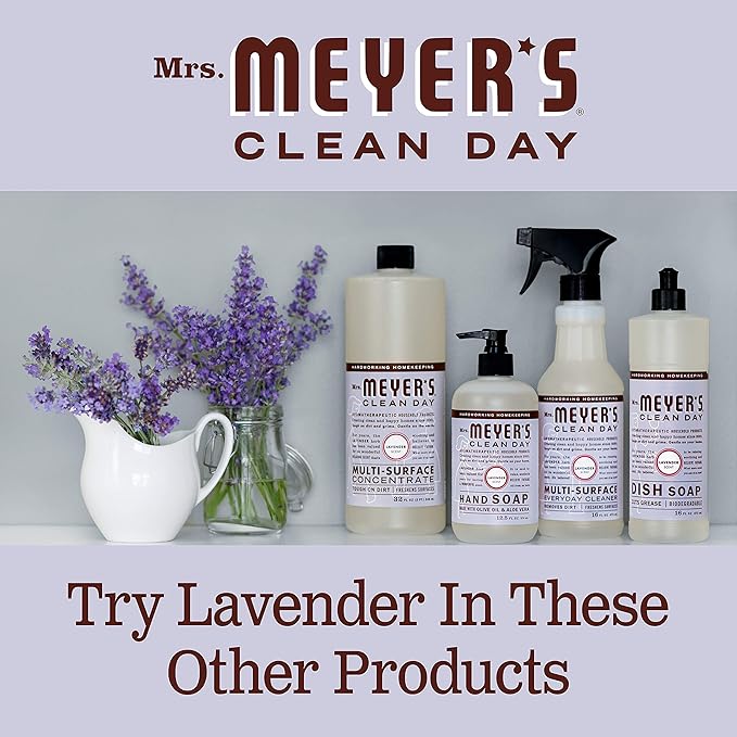 Mrs. MEYER'S CLEAN DAY Body Wash, Lavender 16 Fl Oz (Pack of 4)