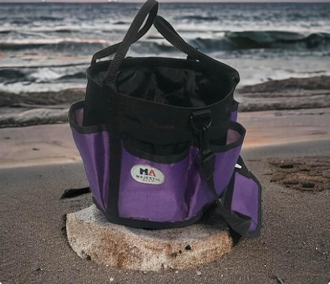 Majestic Ally horse Grooming Organizer Tote Bag (Purple)