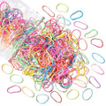 Teenitor Colorful Elastic Ties,Hair Rubber Bands for Kids Girls Thin Small Hair Elastics, Colors,300pcs