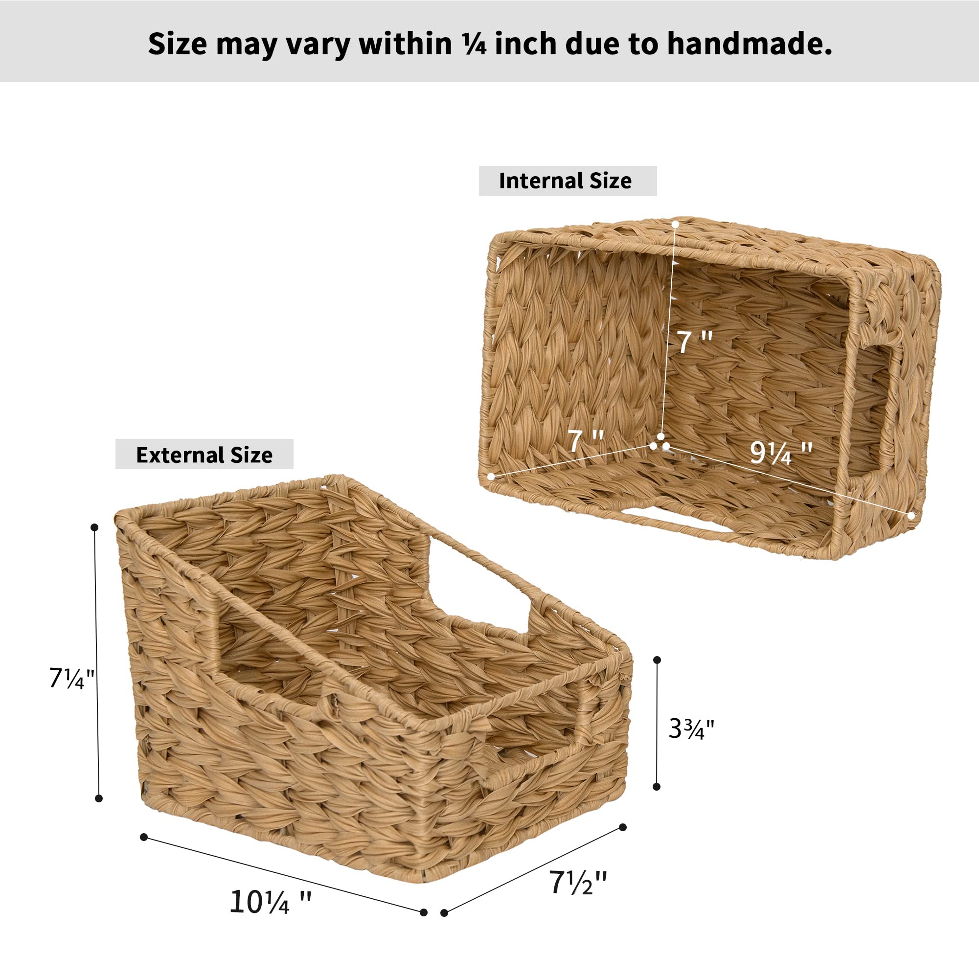 GRANNY SAYS Wicker Baskets for Organizing, Small Woven Storage Baskets