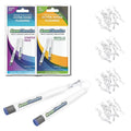 GumChucks Floss Picks for Braces & Tight Teeth – Reusable Dual Handle Flosser – No Hands in Mouth – Easy for Kids, Adults & Seniors (Starter Pack Bundle)