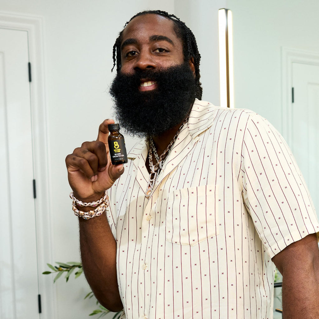 The Beard Club - Beard Growth Oil with Natural Castor & Avocado to Grow Thicker, Fuller Facial Hair, Fill in Patches and Stimulate Healthier Facial Hair Growth