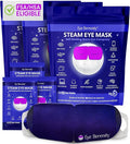 Lure Essentials Eye Serenity Steam Eye Mask, Heated Eye Mask, Self Heating Warm Compress for Dry Eyes, Fast Relief for Stye, Puffy Sensitive Eyes, Moist Heat, Gift for Women and Men - Unscented