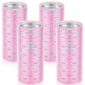 WILLBOND 4 Pcs Long Hair Rollers for Bangs Aluminum Core Curlers Thermal Self Grip Roller for Long and Medium Hair Women Hairstyle(4.7 x 2 Inch,Light Pink)