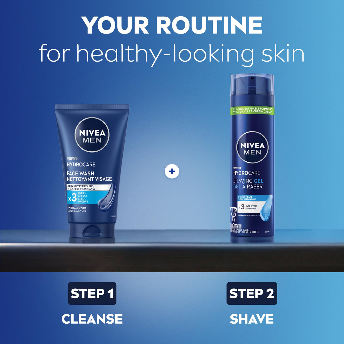 NIVEA MEN Maximum Hydration Face Wash, Provitamin B5 and Aloe Vera, 5 FL OZ