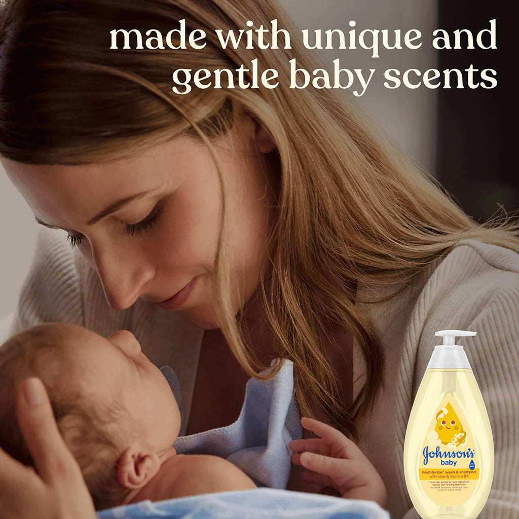 Johnson's Baby Head-to-Toe Wash & Shampoo, Tear Free, 27.1 fl. oz