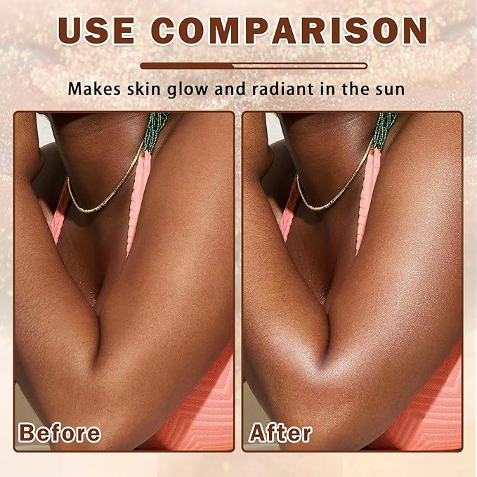 LZXLUKGIR Body Glow Oil,SPF 45 Broad Spectrum,Glow Shimmer Sunscreen,Moisturizing Body Shimmer Oil,Lightweight Non-Sticky,Absorbs Quickly,Glowing Results,02 Diamond Platinum