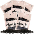 Kitsch Hair Ties No Damage for Kids, Teens and Women - Rubber Bands for Hair Styling | No Snag Hair Elastics | Daily Hair Accessories - 500pcs (Black)