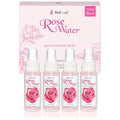 Well's Oil Rosewater Face & Hair Mist Spray (2 fl oz / 59 mL) | 4-Pack | Floral Rosewater Hydrosol | Alcohol-Free