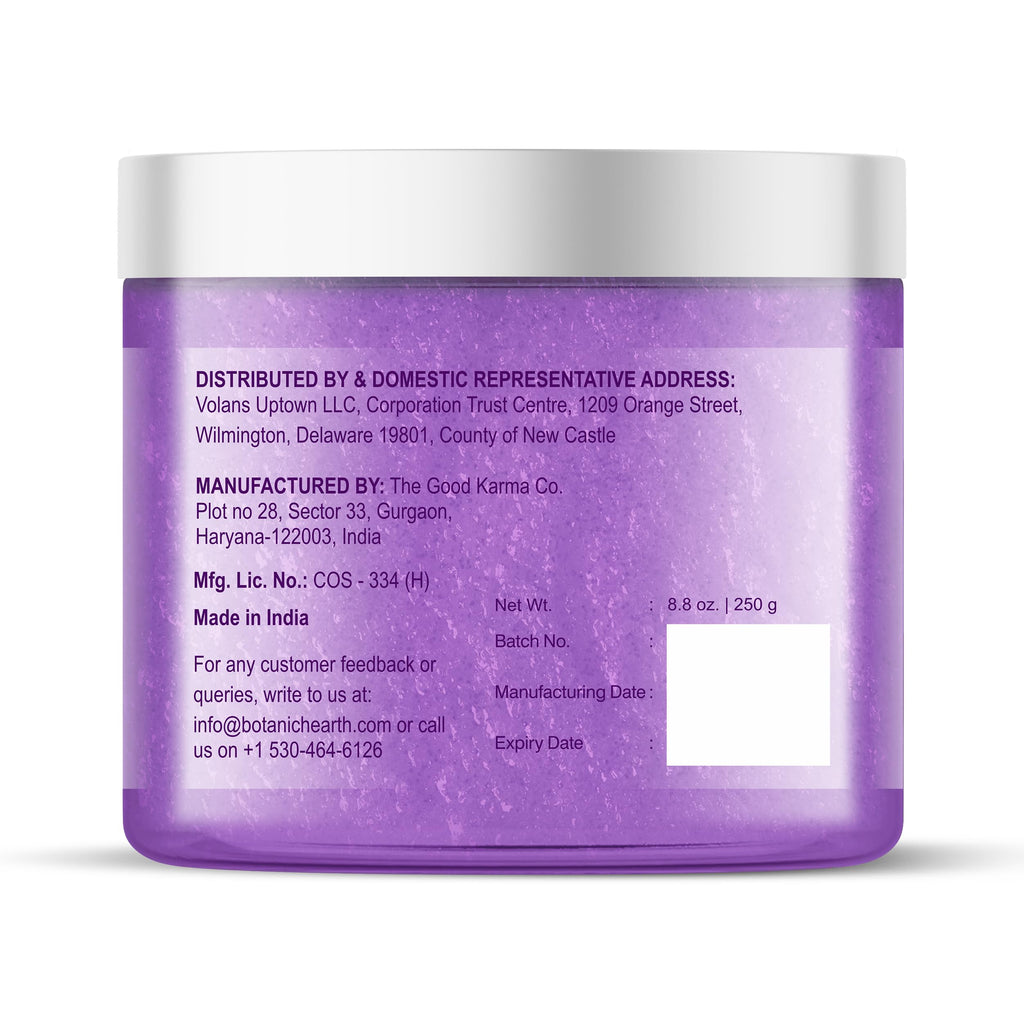 Botanic Hearth Dreamy Lavender Body Scrub 8.8 Fl Oz | Gently Exfoliates And Moisturizes Skin, Infused With Natural Lavender Oil And Essential Nutrients For Smooth And Radiant Skin