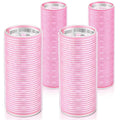 WILLBOND 4 Pcs Long Hair Rollers for Bangs Aluminum Core Curlers Thermal Self Grip Roller for Long and Medium Hair Women Hairstyle(4.7 x 2 Inch, 4.1 x 1.2 Inch,Light Pink)