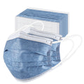 akgk Disposable Face Masks 100Pcs, 3 Layer Protective Face Mask Navy Blue Face Masks 100Pcs