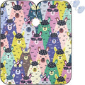Visesunny Barber Cape - Funny Llama Pattern Polyester Hair Cutting Salon Apron Anti-Static Water-Resistant Shaving Bib