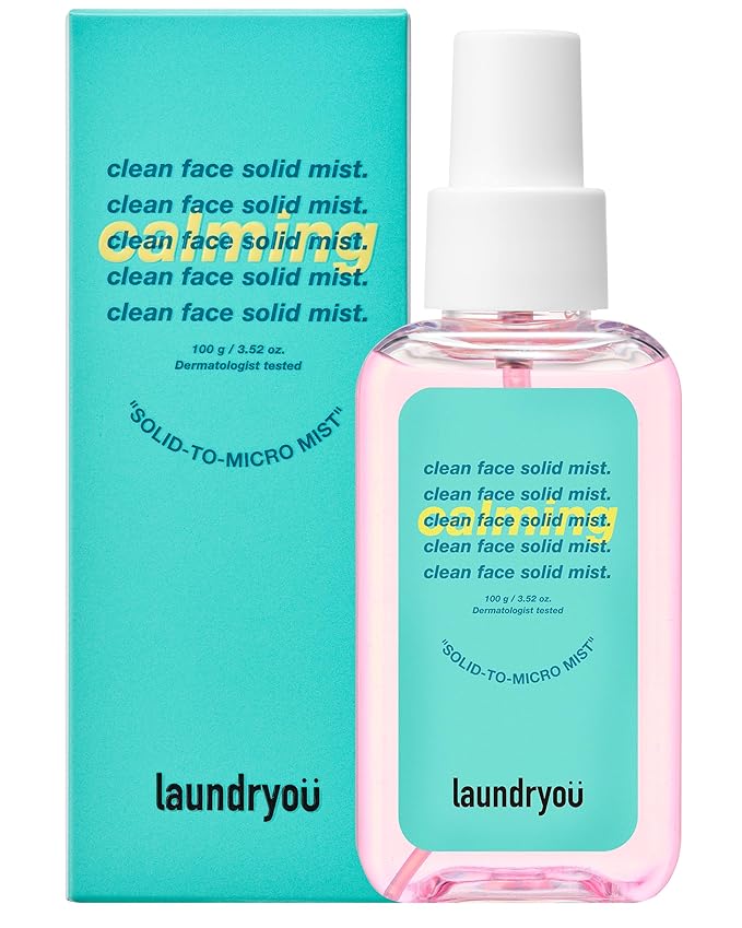 LAUNDRYOU Hydrating Jelly Mist | Soothing Facial Spray with Probiotics for Skin Barrier Support | Lightweight & Moisturizing | Korean Skin Care (3.38 fl oz)