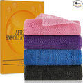 African Exfoliating Net, 4 Pieces African Net Sponge, Nylon African Bath Sponge Net, African Net Long Net Bath Sponge Shower Body Scrubber