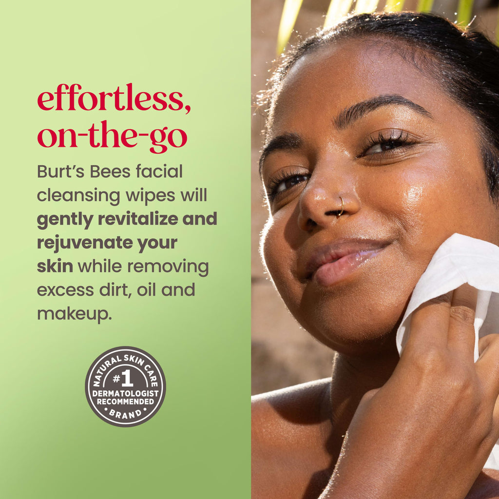 Burt's Bees Soothing Fragrance Free Facial Towelettes, 30 ct.,