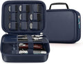 Hard Barber Accessories Case for Hair Clippers Cutting Barber Holder PUBlue