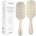 Detangler Brush by Fiora Naturals - 100% Bio-Friendly Detangling brush w/Ultra-Soft Bristles - Glide Through Tangles with Ease - For Curly, Fine, Black Natural, Women, Men, Kids - Dry and Wet Hair
