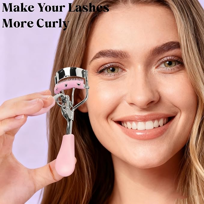 28 Packs Compatible with Zowor Upgraded Eyelash Curler Refills with Comb,Silicone Eye Lash Curlers Refill Pads Only Fit for Eyelash Curler with Comb