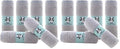 HIPHOP PANDA Baby Washcloths, Rayon Made from Bamboo - 2 Layer Ultra Soft Absorbent Newborn Bath Face Towel - Reusable Baby Wipes for Delicate Skin - Grey, 12 Pack