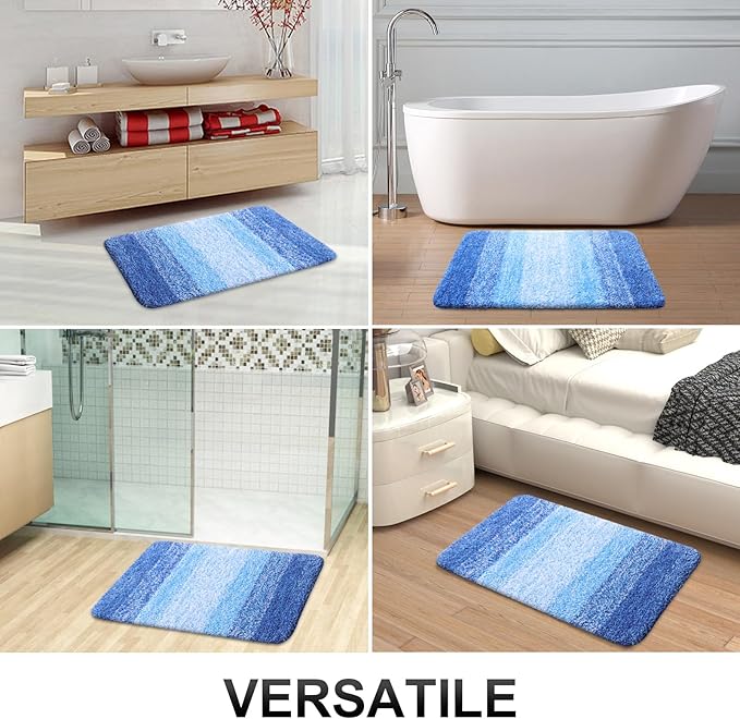 OLANLY Microfiber Bathroom Rugs Sets 3 Piece, 30"x20"+24"x16"+24"x20"