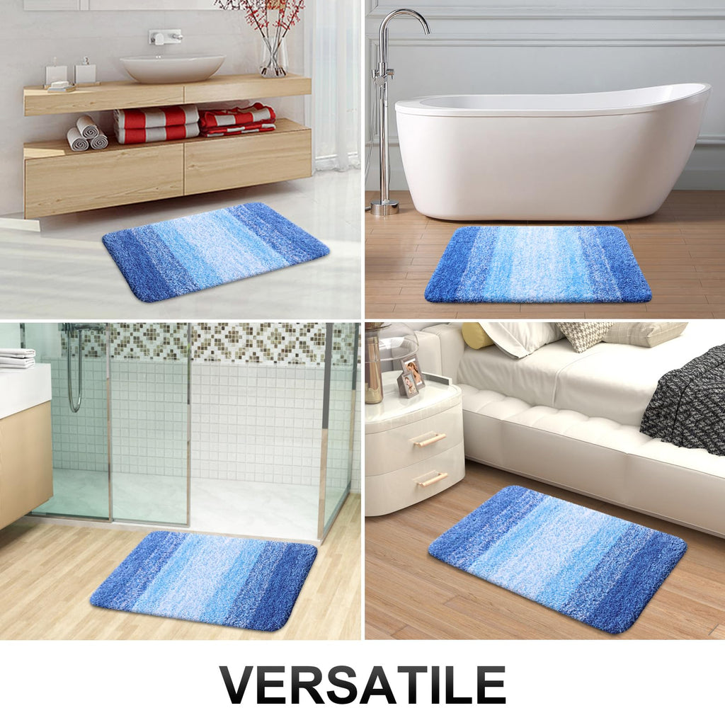 OLANLY Microfiber Bathroom Rugs Sets 3 Piece, 30"x20"+24"x16"+24"x20"