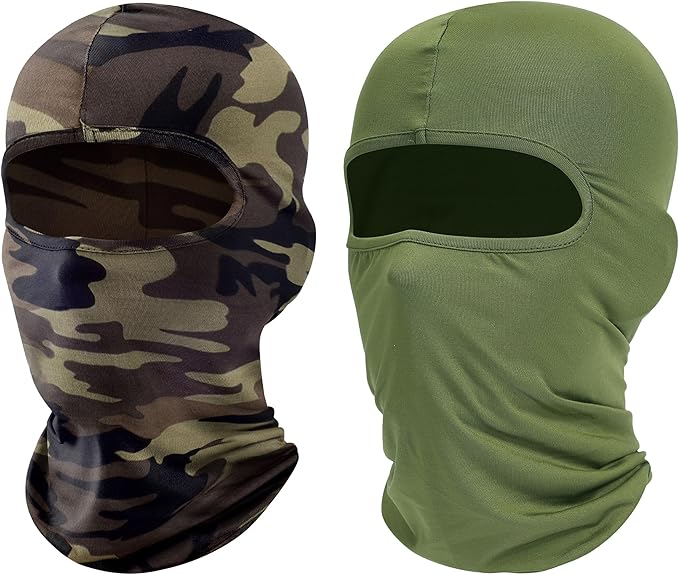 ROXUN Balaclava Ski Mask, 2 Pack Summer Motorcycle UV Protection Shiesty