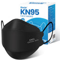Borje KN95 Face Masks, 100 Pcs Disposable Face Masks, Filter Protection Against PM2.5 from Fire Smoke & Dust