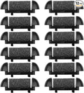12 Pack Replacement Refill Rollers for Electric Foot File Callus Remover Pedicure Kit Tools Grinding Roller Head for Hard Callus and Tough Dead Skin (12pcs Extra Coarse)