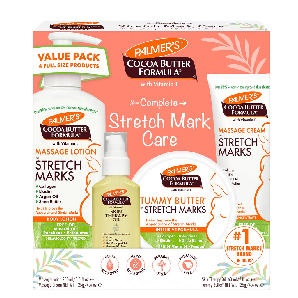 Palmer's Pregnancy Essentials Skin Care Kit, Cocoa Butter Formula (4 Piece)