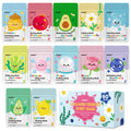 60 Pack Bulk Collagen Facial Masks, Moisturizing Face Masks for Women