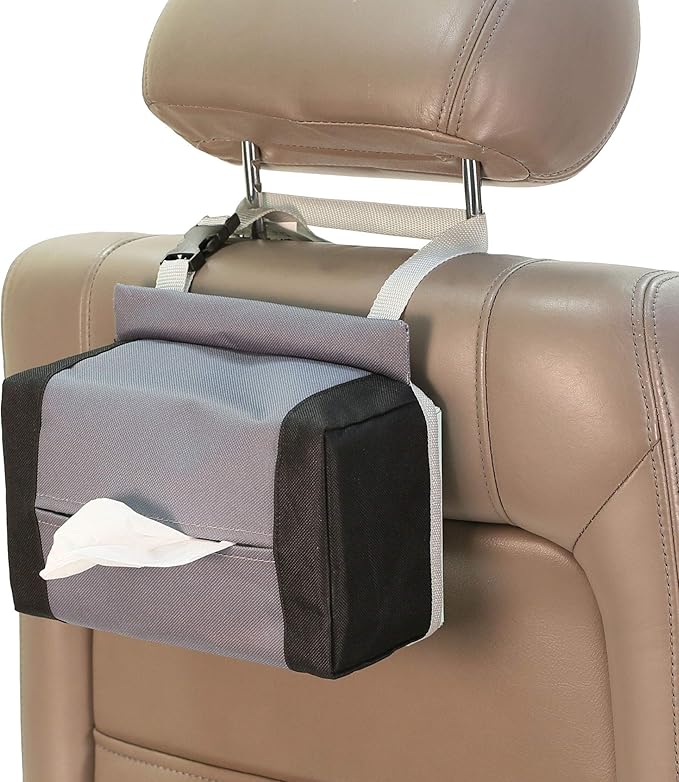FH Group E-Z Travel Napkin Tissue Dispenser Holder fits Most Cars, SUVs, Trucks, and Vans Pink