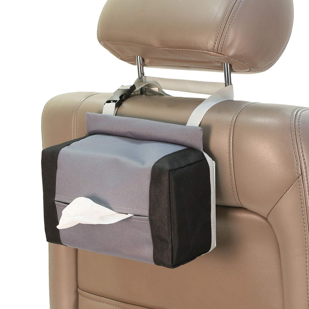 FH Group E-Z Travel Napkin Tissue Dispenser Holder Fits Most Cars, SUVs, Trucks, and Vans Blue