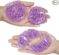 4PCS Gel Eye Ice Pack Set, Cold & Hot Compress, Reusable Cooling Gel Pads for Strain Relief, Relaxation, SPA and Sleep (4 Grapes)