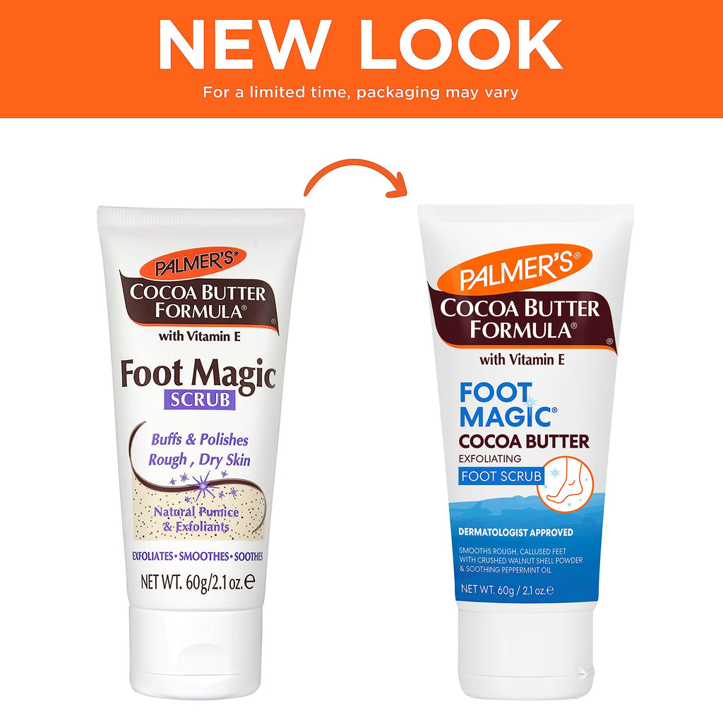 Palmer's Exfoliating Foot Scrub, Foot Magic Cocoa Butter Formula (2.1 Oz)